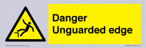 Danger Unguarded edge